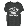 Camping Is My Therapy Zelt Bergwandern Camping Angeln T-Shirt