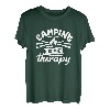 Camping Is My Therapy Zelt Bergwandern Camping Angeln T-Shirt