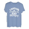 Camping Is My Therapy Zelt Bergwandern Camping Angeln T-Shirt