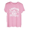 Camping Is My Therapy Zelt Bergwandern Camping Angeln T-Shirt
