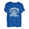 Camping Is My Therapy Zelt Bergwandern Camping Angeln T-Shirt