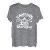 Camping Is My Therapy Zelt Bergwandern Camping Angeln T-Shirt