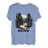 Osage River T-Shirt im minimalistischen Retro-Look River Osage T-Shirt