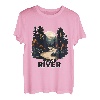 Osage River T-Shirt im minimalistischen Retro-Look River Osage T-Shirt