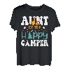 Aunt Of The Happy Camper Herren 1st Bday Camping Trip T-Shirt