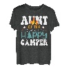 Aunt Of The Happy Camper Herren 1st Bday Camping Trip T-Shirt