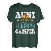 Aunt Of The Happy Camper Herren 1st Bday Camping Trip T-Shirt