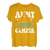 Aunt Of The Happy Camper Herren 1st Bday Camping Trip T-Shirt