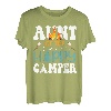 Aunt Of The Happy Camper Herren 1st Bday Camping Trip T-Shirt