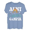Aunt Of The Happy Camper Herren 1st Bday Camping Trip T-Shirt