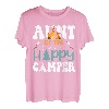Aunt Of The Happy Camper Herren 1st Bday Camping Trip T-Shirt