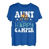 Aunt Of The Happy Camper Herren 1st Bday Camping Trip T-Shirt