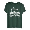 I Love Camping Wandern Outdoor für Kinder Herren Damen T-Shirt