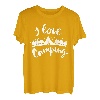 I Love Camping Wandern Outdoor für Kinder Herren Damen T-Shirt