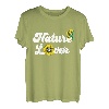 Nature Lover Sonnenblume Pflanze Camper Wanderer Outdoor Liebhaber T-Shirt