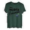 SmileteeBob Lustiges T-Shirt  Diese Krankenschwester liebt Camping  T-Shirt