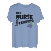 SmileteeBob Lustiges T-Shirt  Diese Krankenschwester liebt Camping  T-Shirt