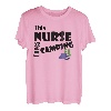 SmileteeBob Lustiges T-Shirt  Diese Krankenschwester liebt Camping  T-Shirt