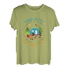 This is my camping Shirt Frau Campervan Campingplatz geboren T-Shirt
