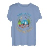 This is my camping Shirt Frau Campervan Campingplatz geboren T-Shirt