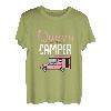 Queen Of The Camper Camping Zelten Urlaub Aufenthalt Lustig T-Shirt