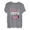 Queen Of The Camper Camping Zelten Urlaub Aufenthalt Lustig T-Shirt
