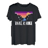 Take a Hike Retro Vintage Canyon Wandern Abenteuer T-Shirt