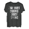 Herren I'm Burt Doing Burt Thing Shirt Personalisierter Vorname T-Shirt