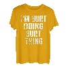 Herren I'm Burt Doing Burt Thing Shirt Personalisierter Vorname T-Shirt
