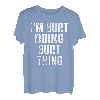 Herren I'm Burt Doing Burt Thing Shirt Personalisierter Vorname T-Shirt