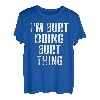 Herren I'm Burt Doing Burt Thing Shirt Personalisierter Vorname T-Shirt
