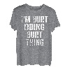 Herren I'm Burt Doing Burt Thing Shirt Personalisierter Vorname T-Shirt