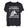 Unicorn So Long 1st Grade Hello 2nd Grade Graduation Kinder T-Shirt