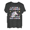 Unicorn So Long 1st Grade Hello 2nd Grade Graduation Kinder T-Shirt
