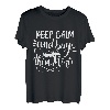 Ruhe bewahren und kaufe Thin Mints, Keks Händler Pfadfinder T-Shirt