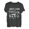 Ruhe bewahren und kaufe Thin Mints, Keks Händler Pfadfinder T-Shirt