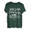 Ruhe bewahren und kaufe Thin Mints, Keks Händler Pfadfinder T-Shirt