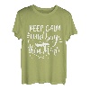 Ruhe bewahren und kaufe Thin Mints, Keks Händler Pfadfinder T-Shirt