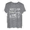 Ruhe bewahren und kaufe Thin Mints, Keks Händler Pfadfinder T-Shirt