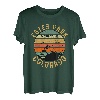 Retro Vintage Camping Wandern Liebhaber, Estes Park Colorado USA T-Shirt