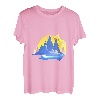 Wandern Landschaft Design Rainbow Mountain T-Shirt