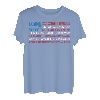 National Parks USA Liste Wort US Map Camping & Wandern T-Shirt