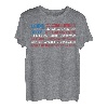 National Parks USA Liste Wort US Map Camping & Wandern T-Shirt