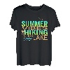 Sommer-Vibes und Wandern am See, Camping und Wanderausflüge T-Shirt