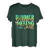 Sommer-Vibes und Wandern am See, Camping und Wanderausflüge T-Shirt