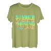 Sommer-Vibes und Wandern am See, Camping und Wanderausflüge T-Shirt