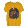Steampunk Katze Mechanik Viktorianisch Dampfmaschine T-Shirt
