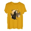 Heulender Wolf Abstrakte Waldwölfe Wolfliebhaber Wolfstier T-Shirt