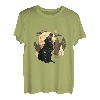 Heulender Wolf Abstrakte Waldwölfe Wolfliebhaber Wolfstier T-Shirt