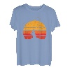 Vintage Fliegenfischen T-Shirt - Distressed Retro Angeln Tee T-Shirt